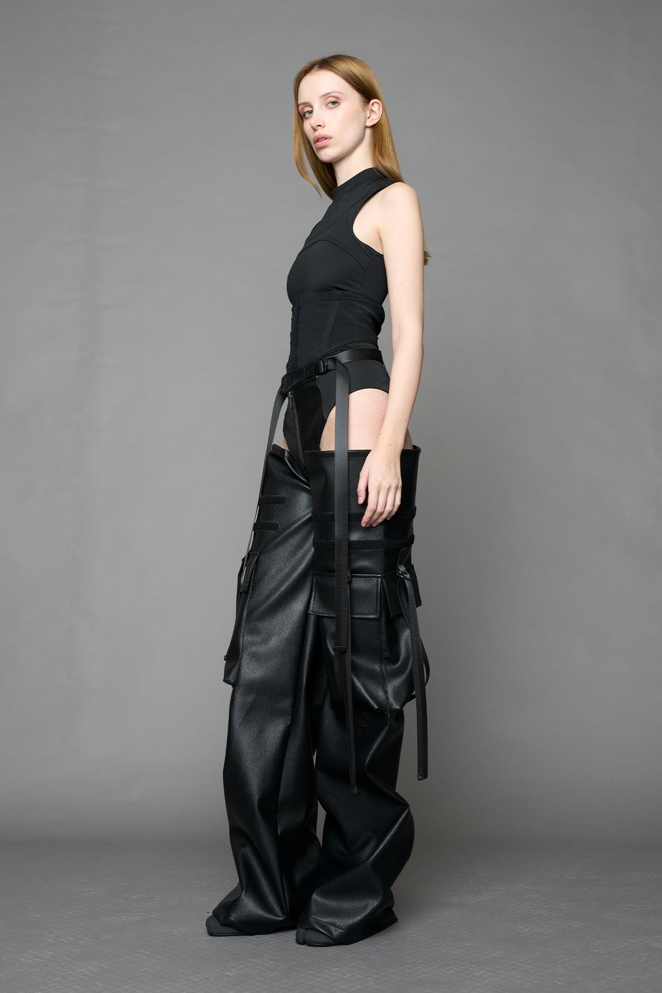 Leather Panty Trousers — view 4