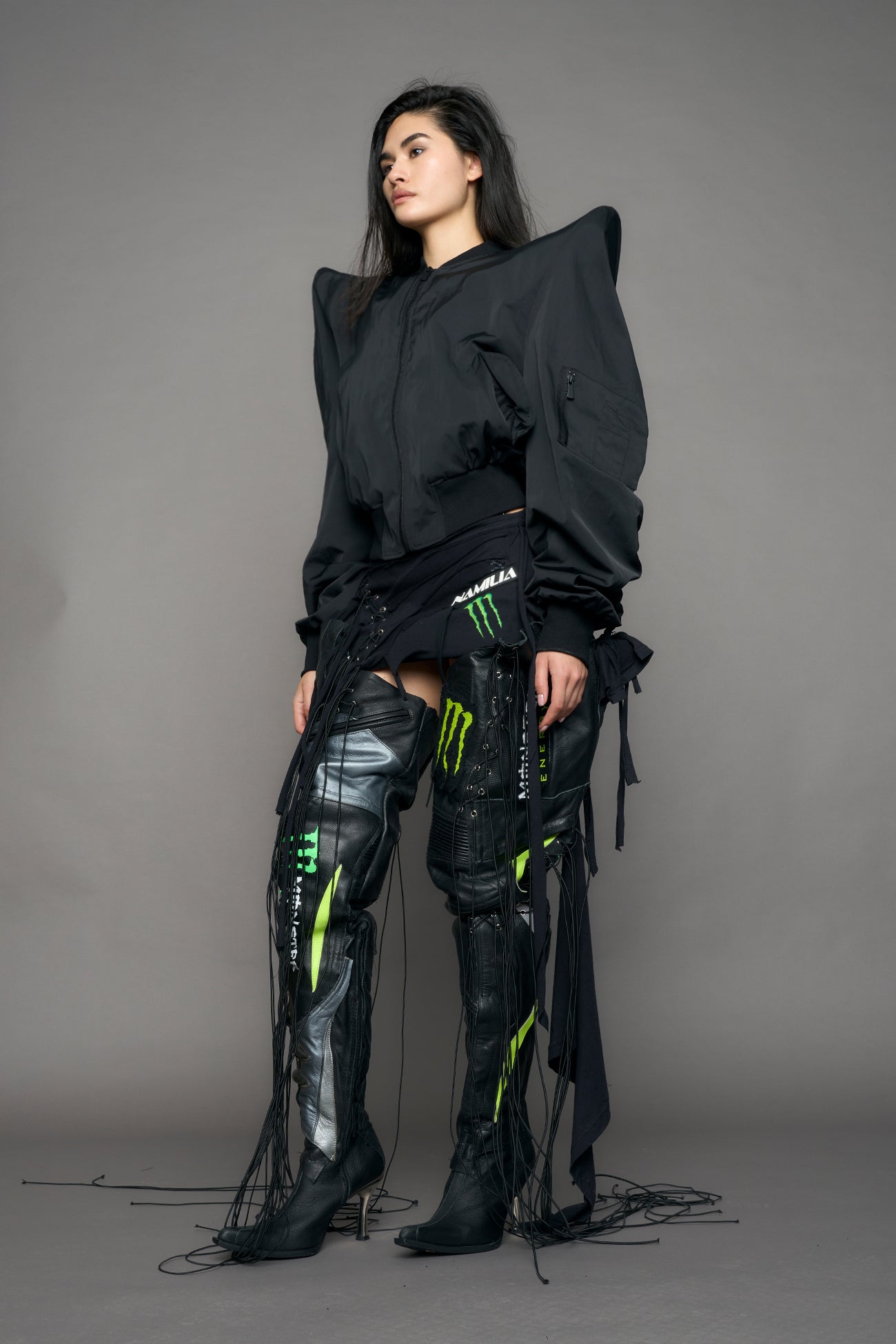Doomsday Nylon Bomber Jacket — view 5
