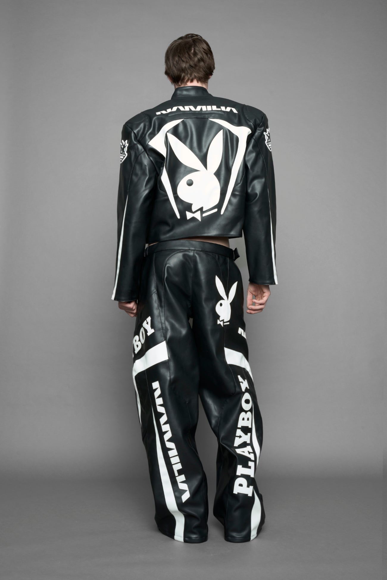 Playboy Moto Pants Black — view 7
