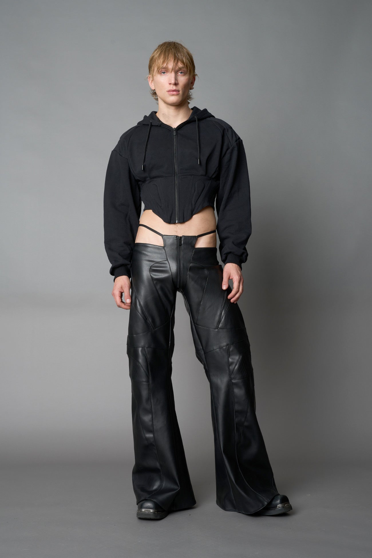 Corset Zip-Up Hoodie — view 7