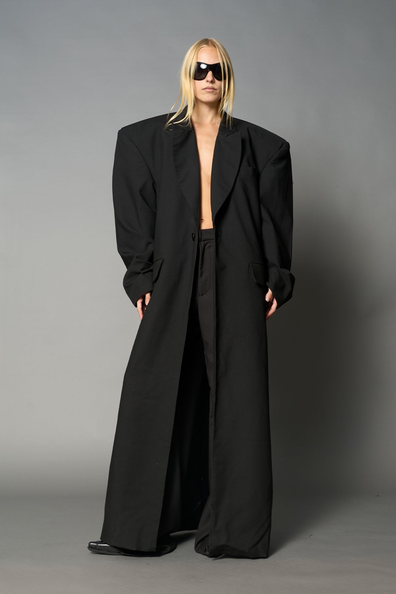Elongated Blazer Coat — view 2