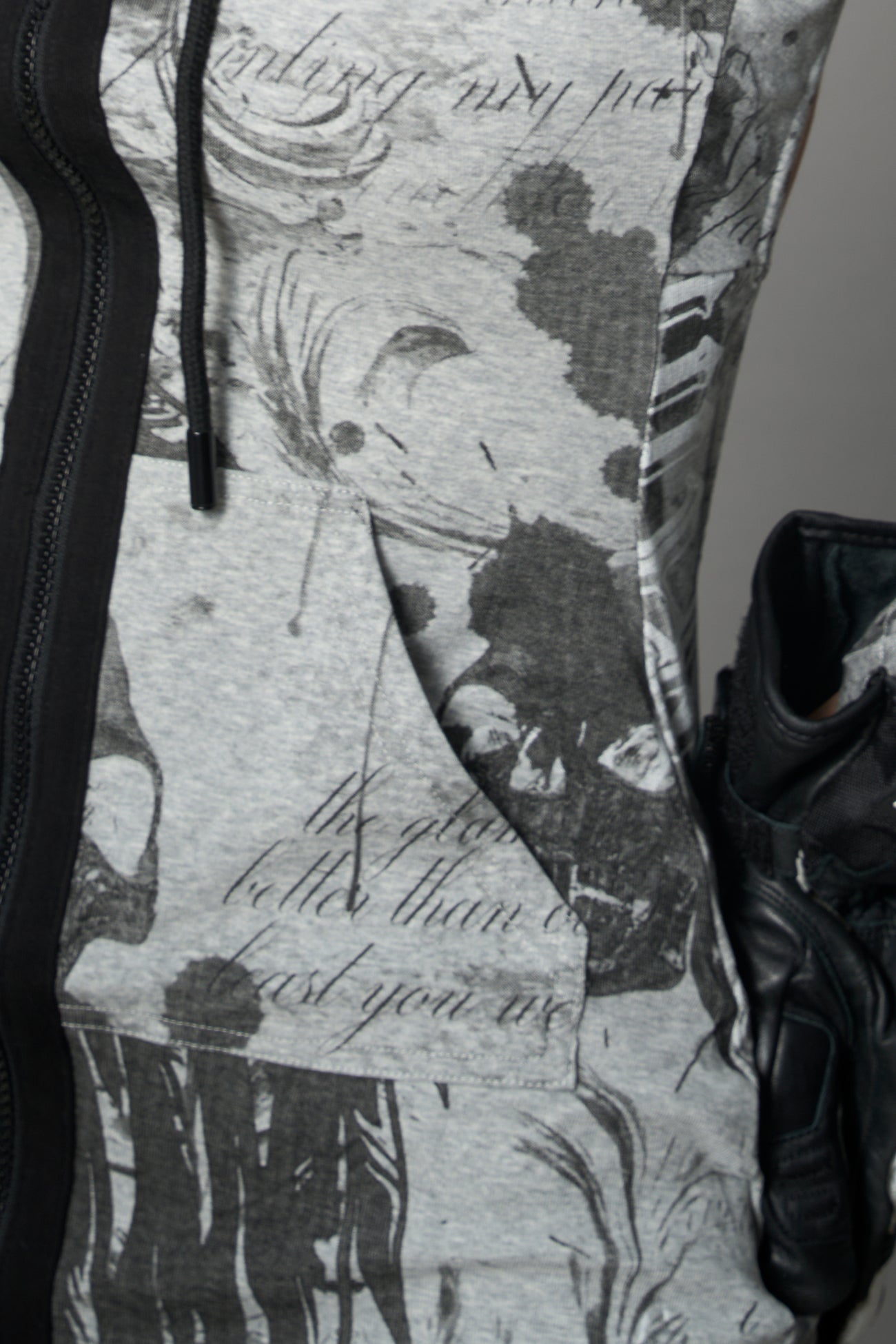 Totally Hooded Mini Dress detail