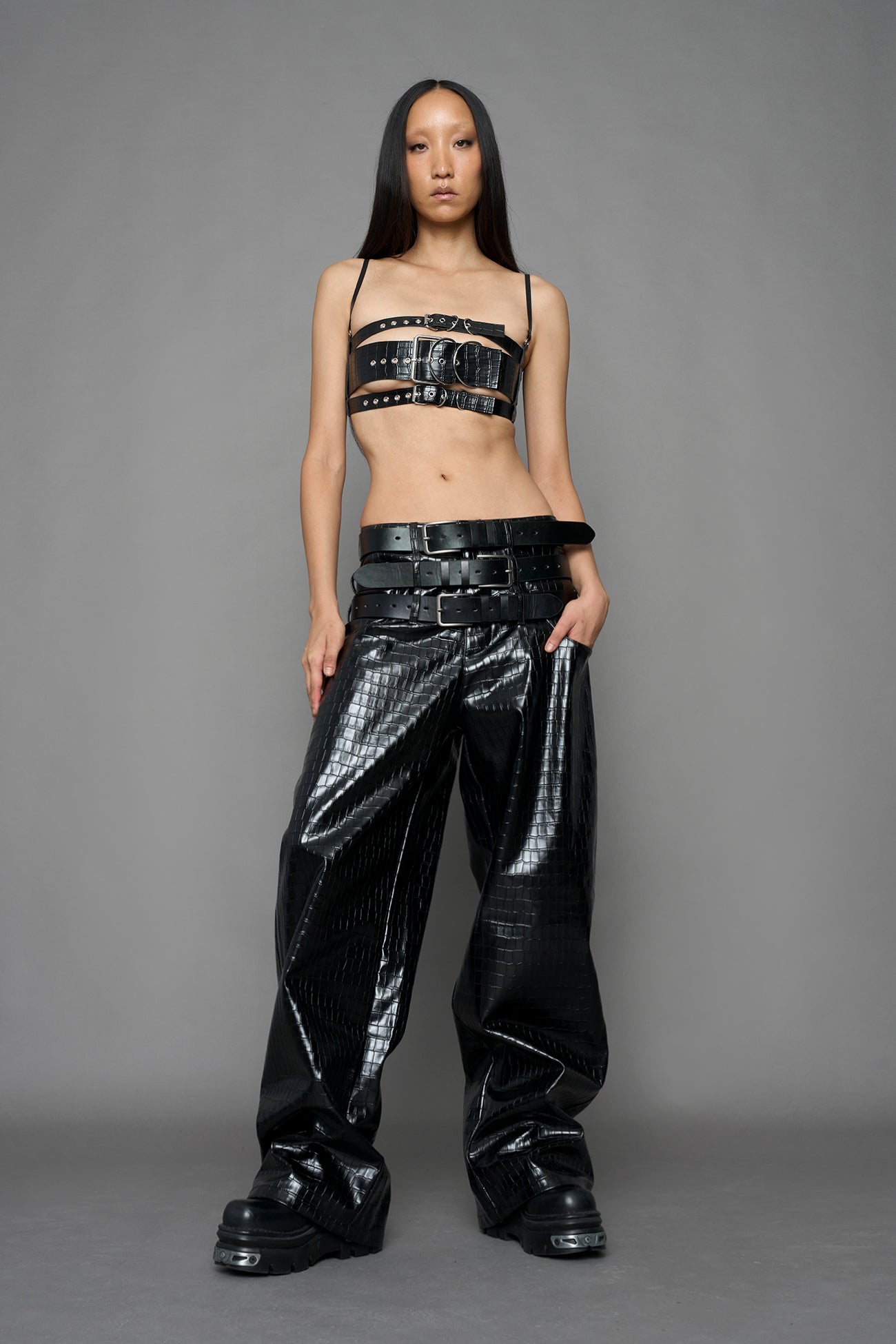 Triple Belt Pants — view 2