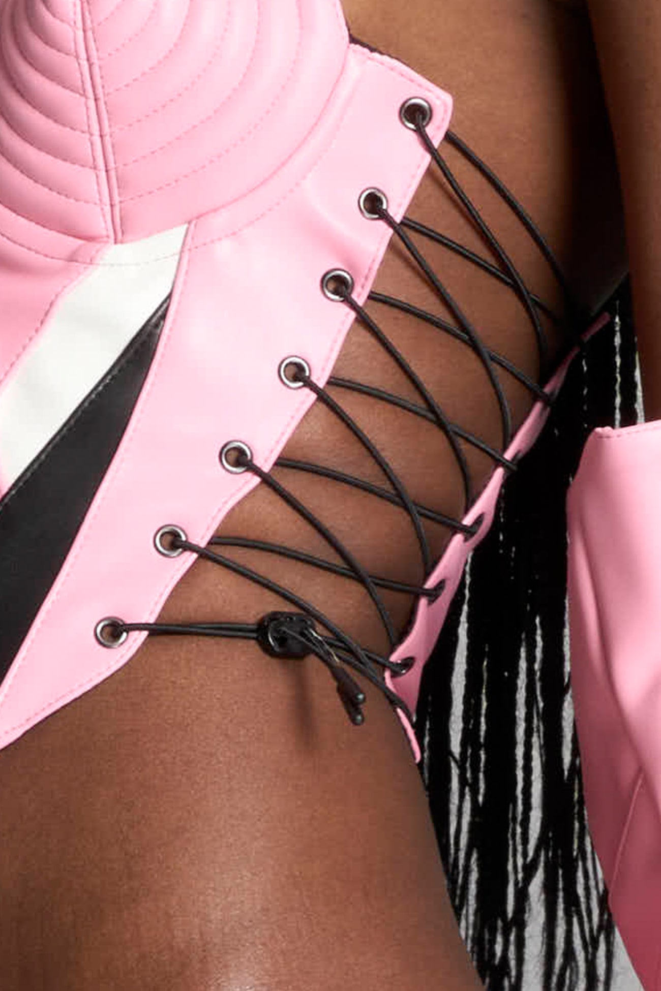 adjustable side lacing for individual fit
