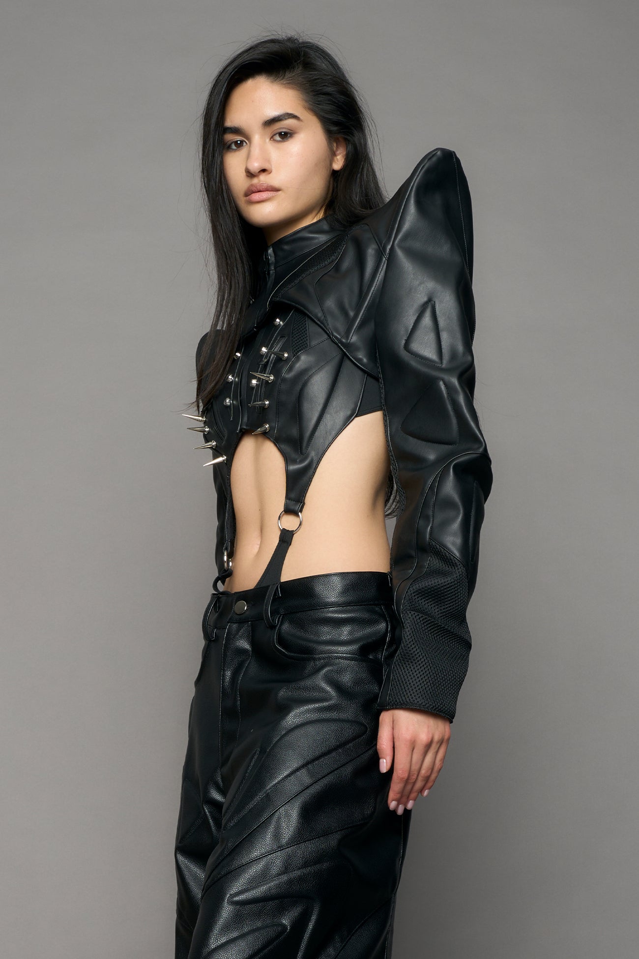 Octane Moto Spike Bolero Jacket — view 4