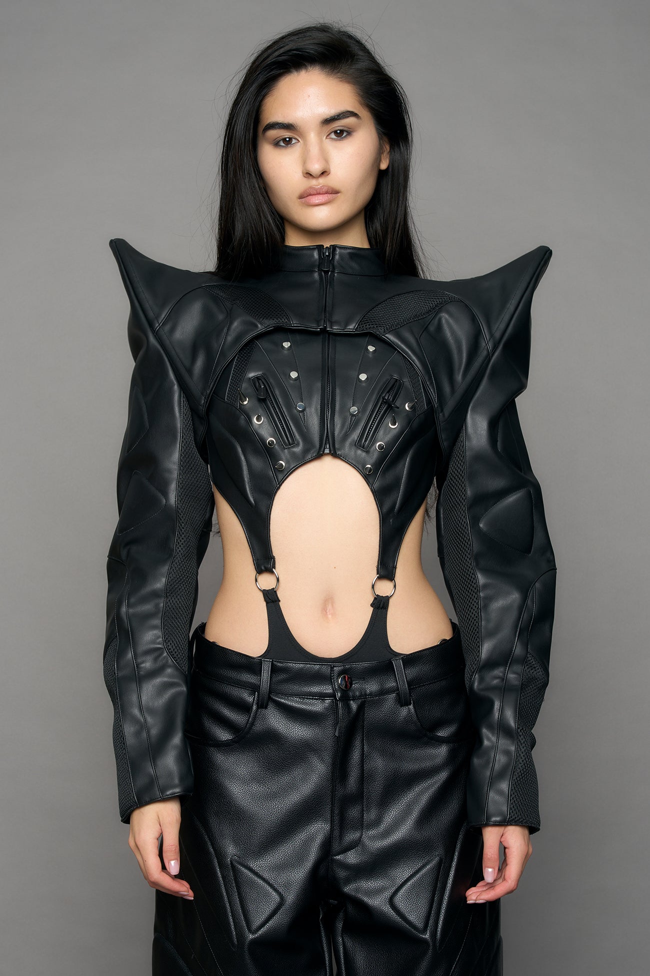 Octane Moto Spike Bolero Jacket — view 3