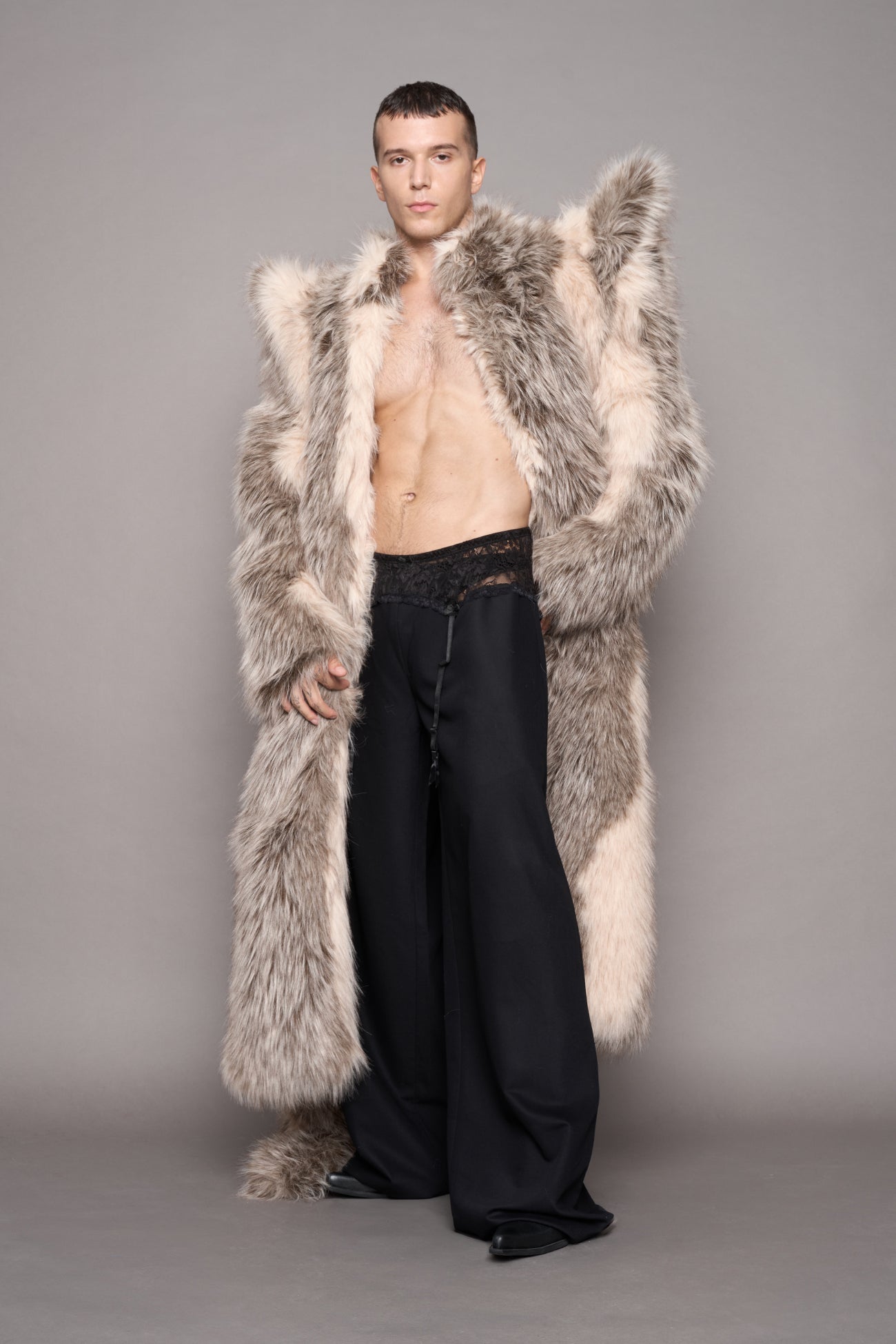 Doomsday Faux Fur Coat Dune — view 11