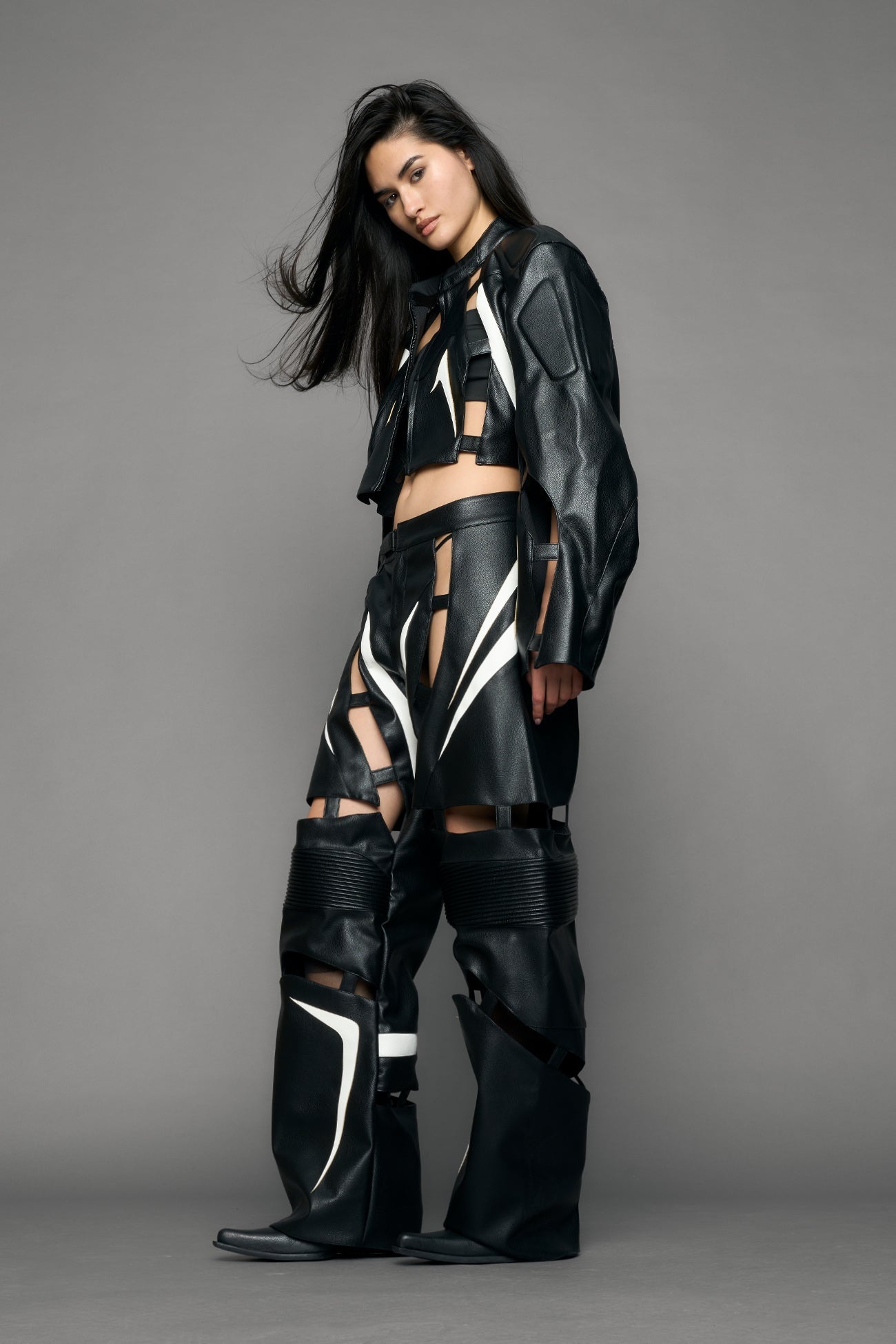 Octane Moto Floating Crop Jacket — view 5