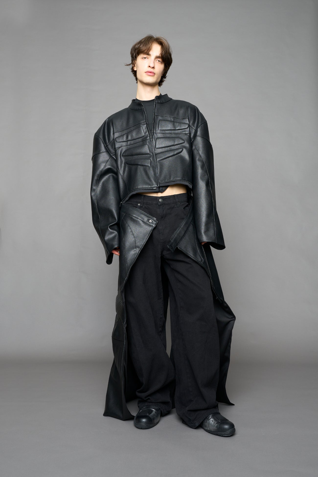 Detachable Motocross Long Coat — view 8