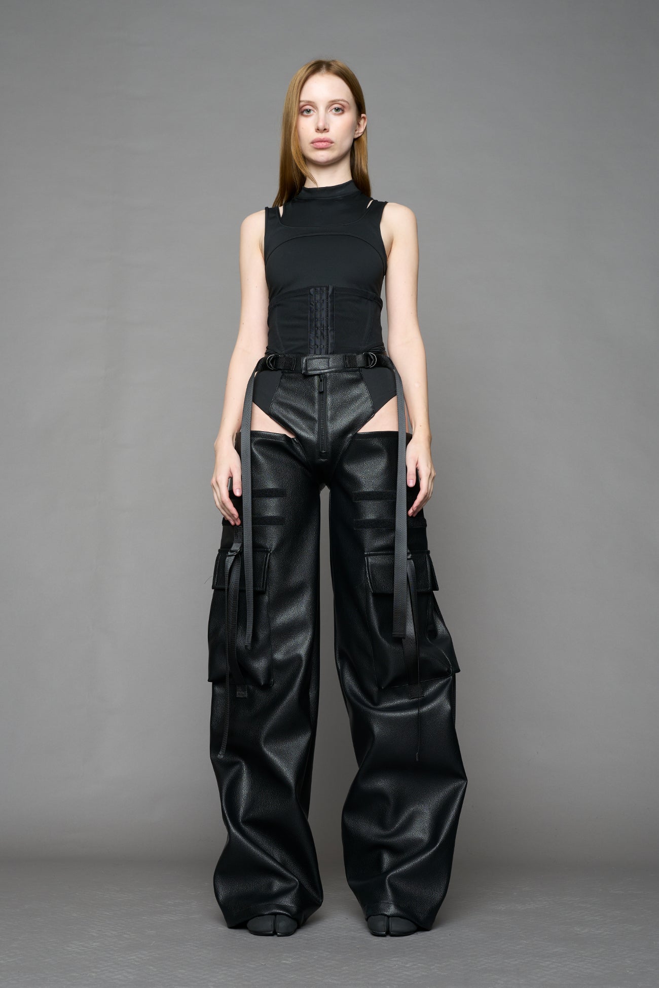 Leather Panty Trousers — view 2