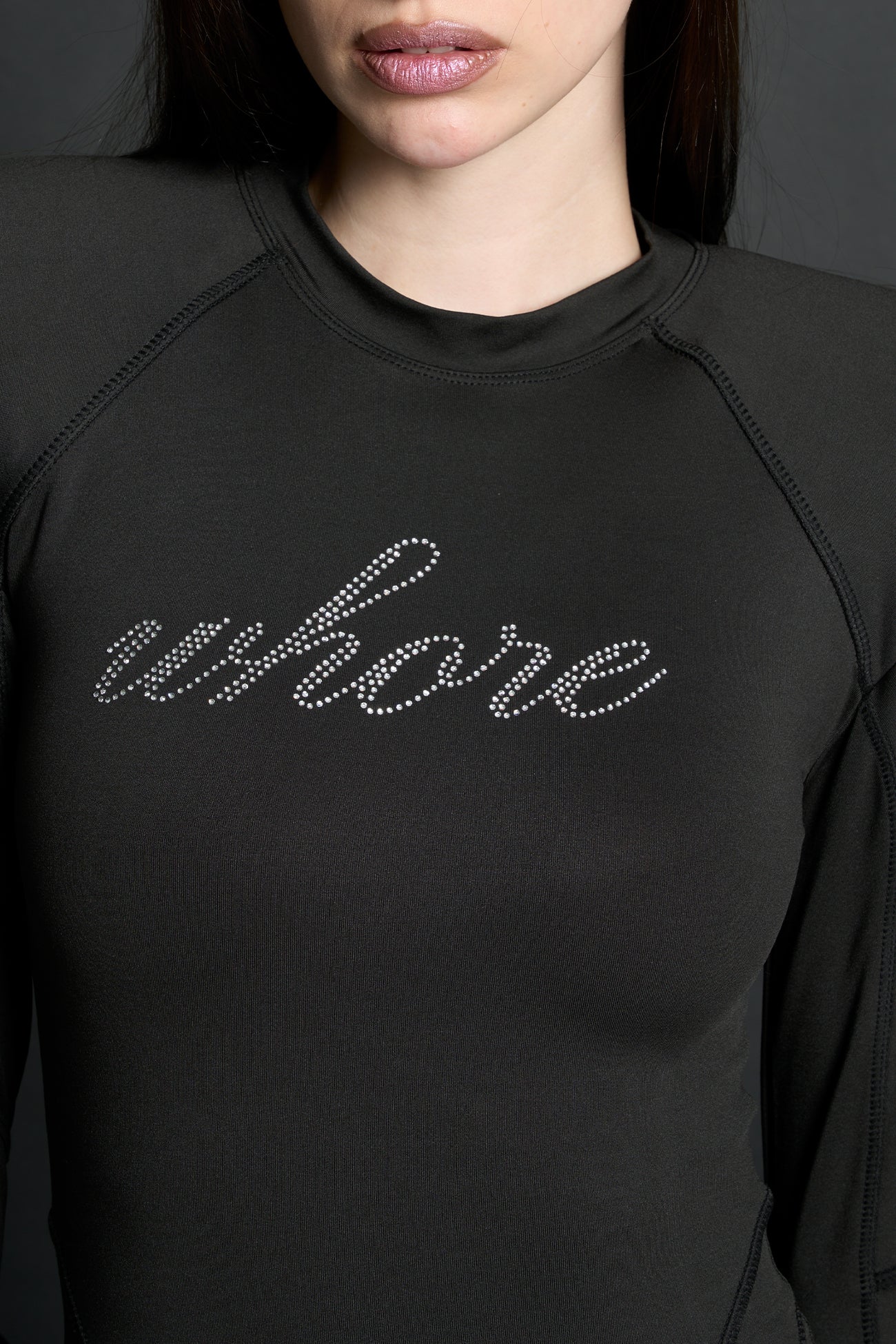 crystal rhinestone slogan