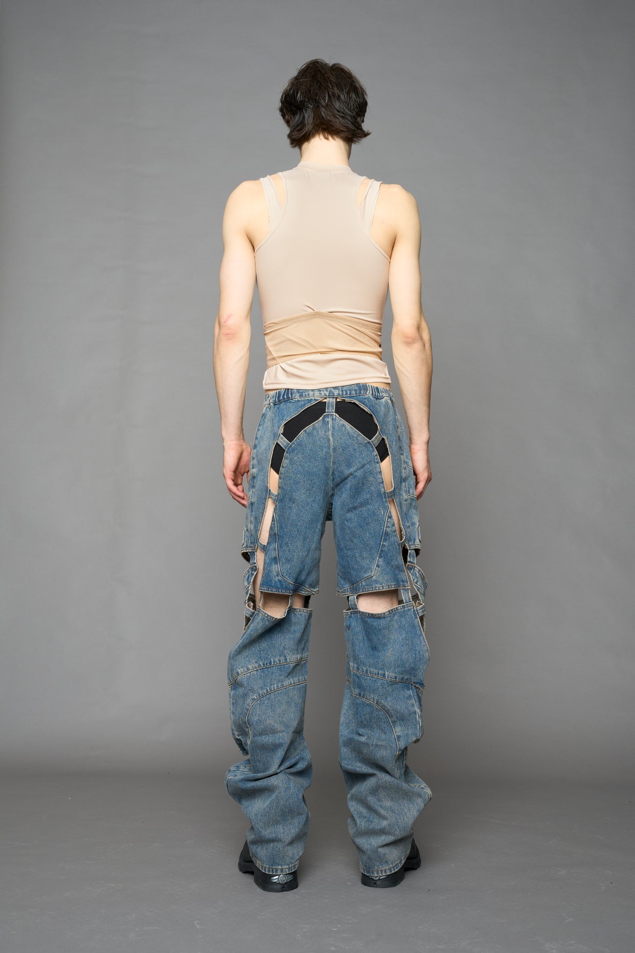 Moto Denim Floating Pants — view 8