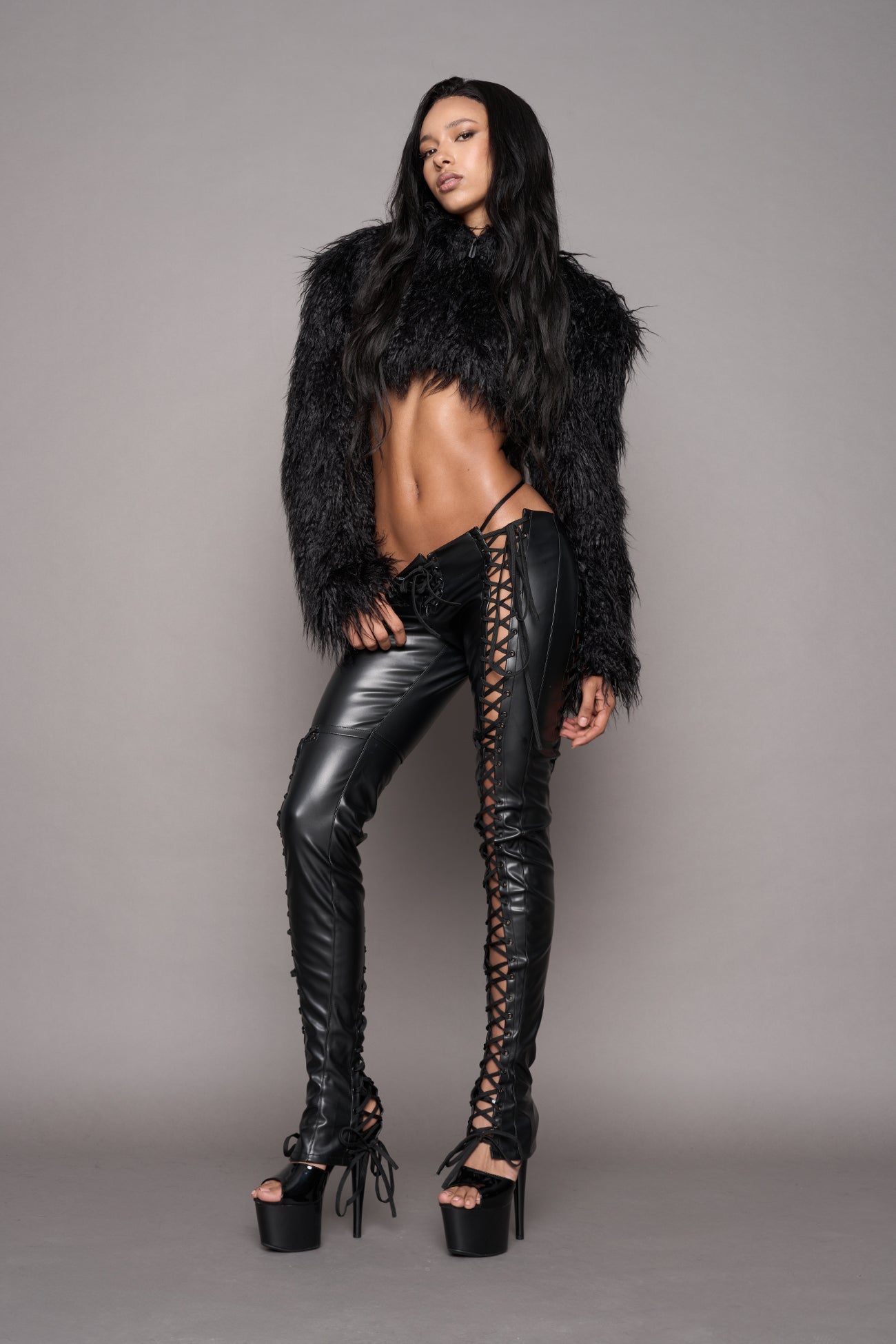 Rockstar Lace Up Pants — view 5