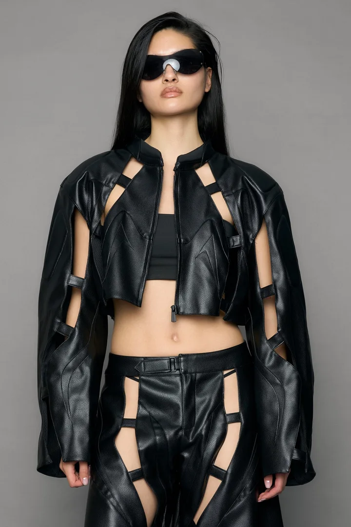 Octane Moto Floating Crop Jacket
