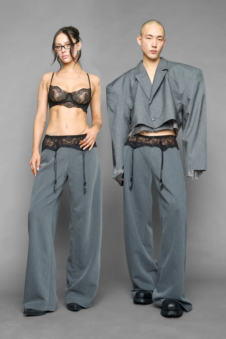 garter office pants