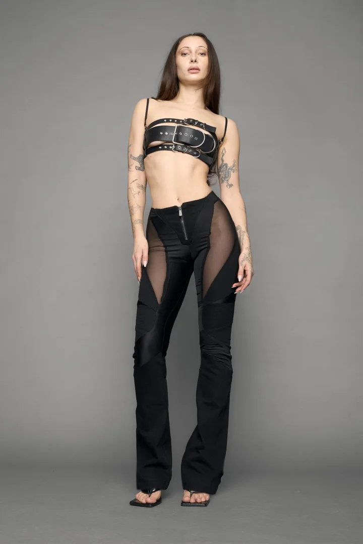 Moto hybrid Mesh Pants