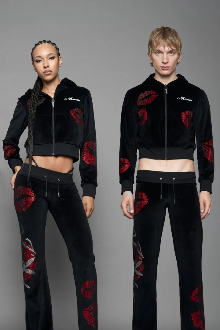 Playboy Love Velour Zip Up Jacket