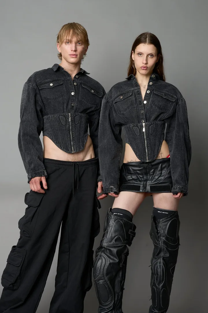 XTC Denim Corset Jacket