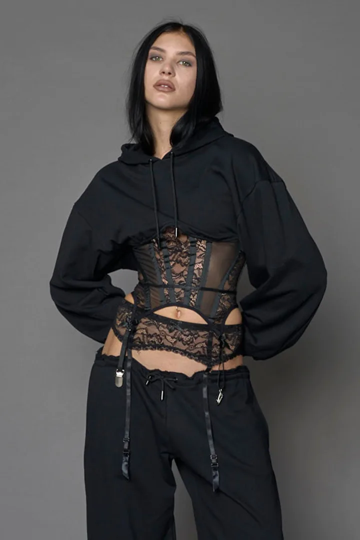 Rockstar Corset Hoodie