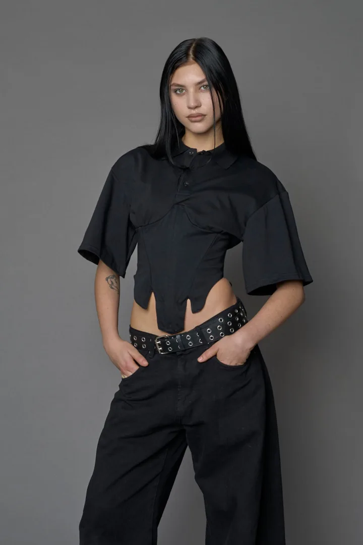 Racing Corset Polo Shirt