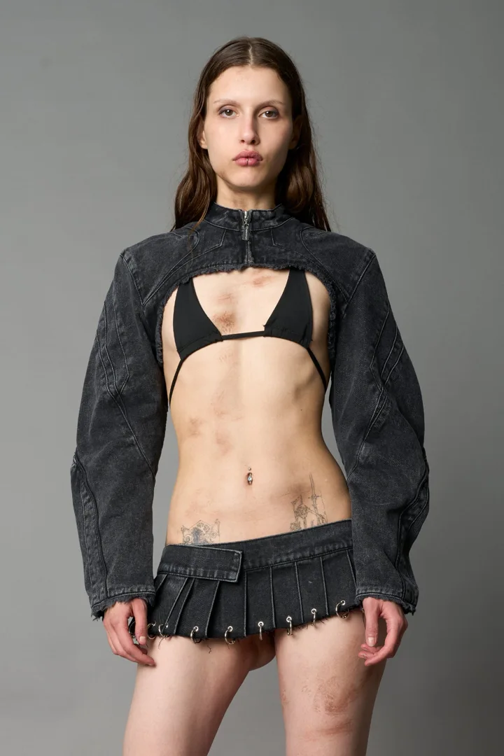 XTC Denim Choker Jacket